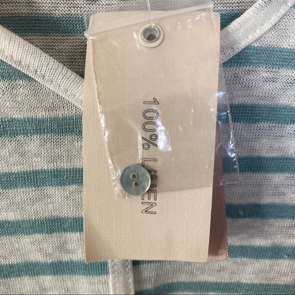 NWT Anthropologie Philosophy Linen Button Shirt - Picture 3 of 5